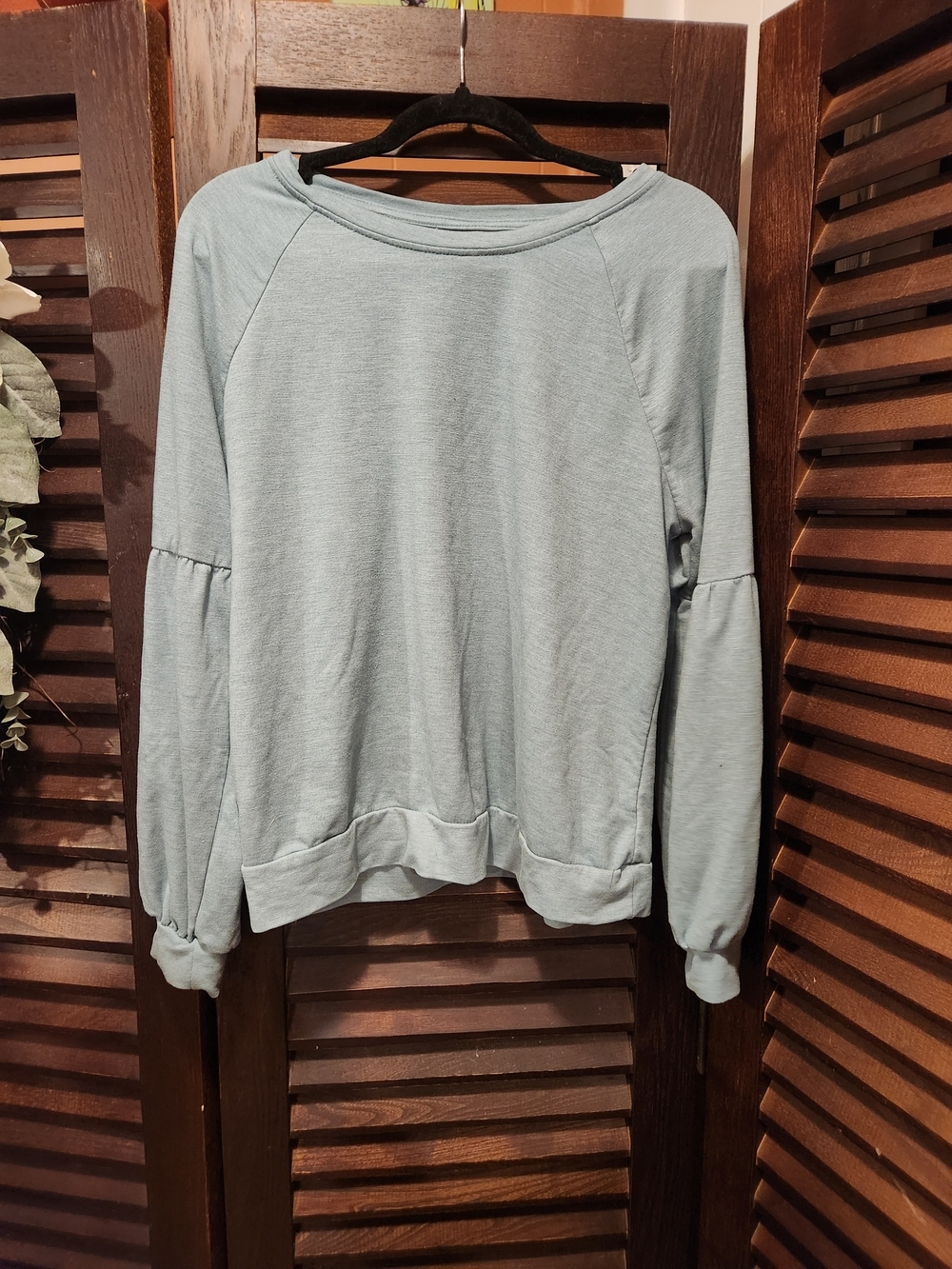 Knox Rose Light Blue Scoop Neck Pullover Sweater